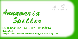 annamaria spiller business card